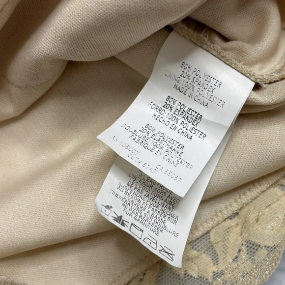 Vintage Beaded Cream Lace Dress - Picture 11 of 12